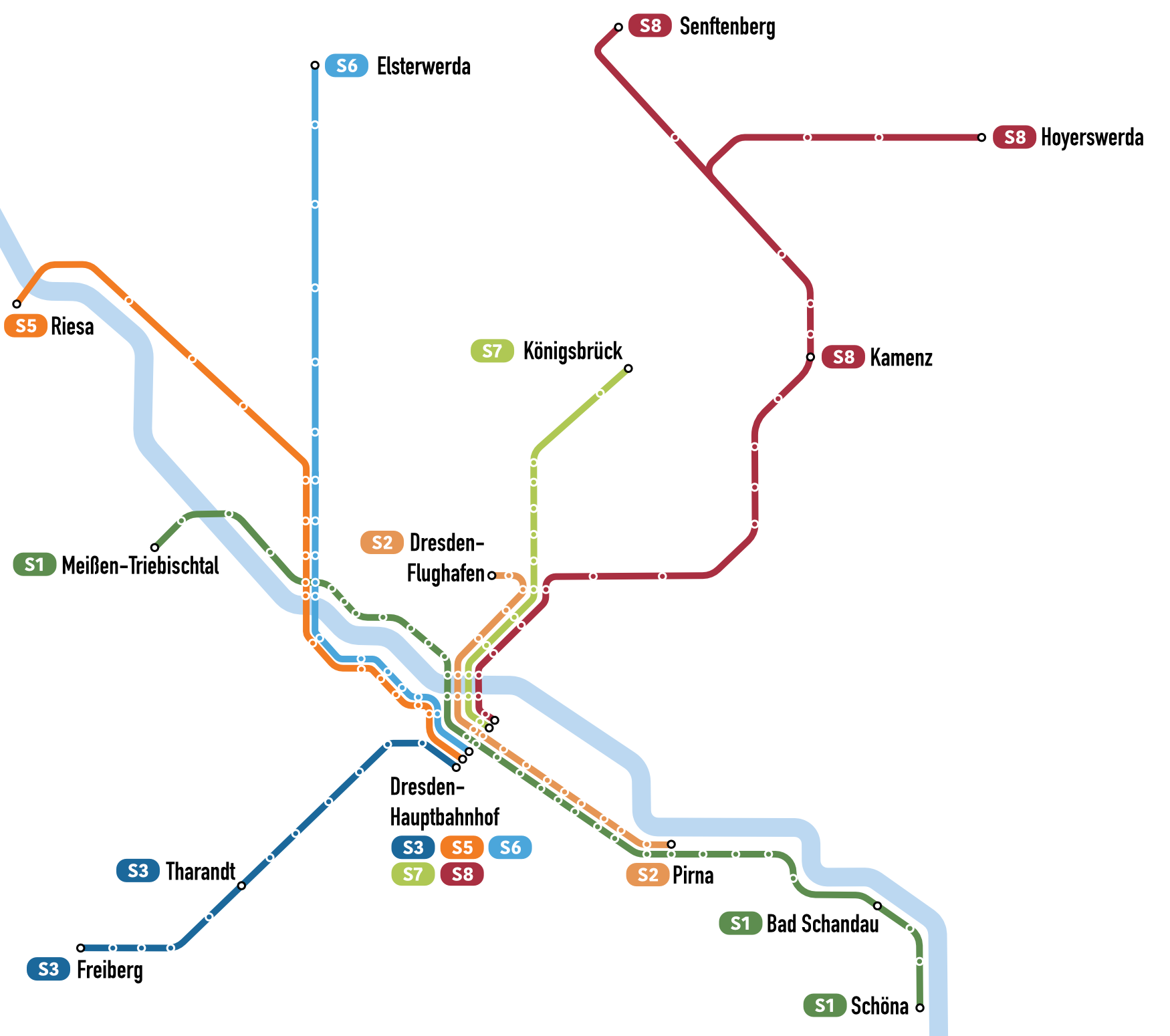 Der überarbeitete Plan für die S-Bahn 2030