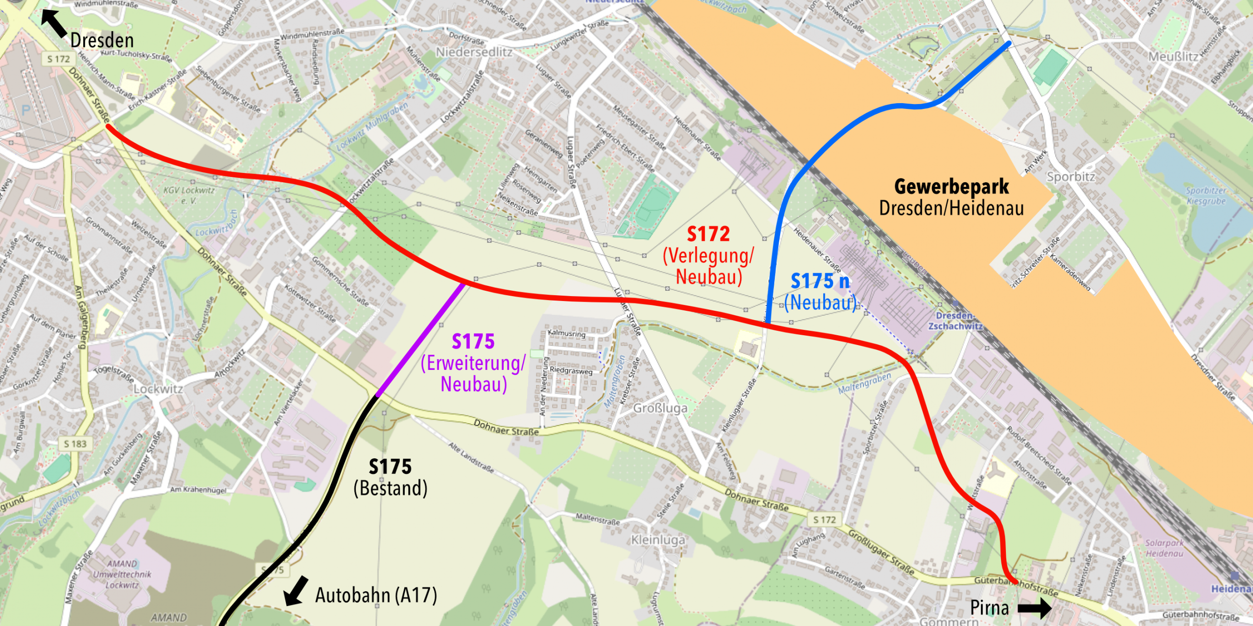 S172-Ausbau im Dresdner Osten – Ein vergessenes Verkehrsprojekt