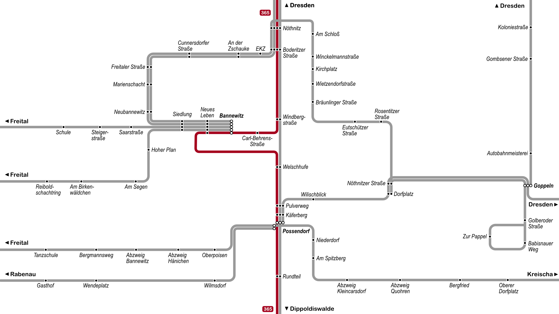 Besser angebunden: Die neue Linie 365 macht Bannewitz mobiler